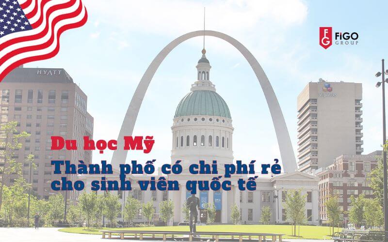 Thành phố có chi phí rẻ cho sinh viên quốc tế du học Mỹ