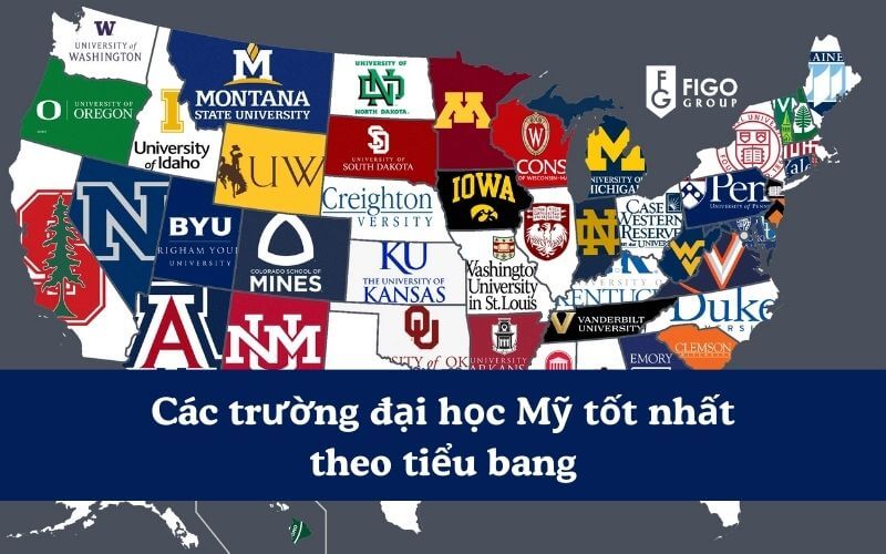 trường đại học Mỹ tốt nhất theo tiểu bang