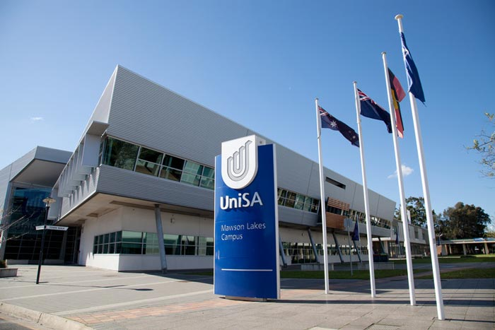 Khuôn viên Đại học Nam Úc rộng rãi, sạch đẹp