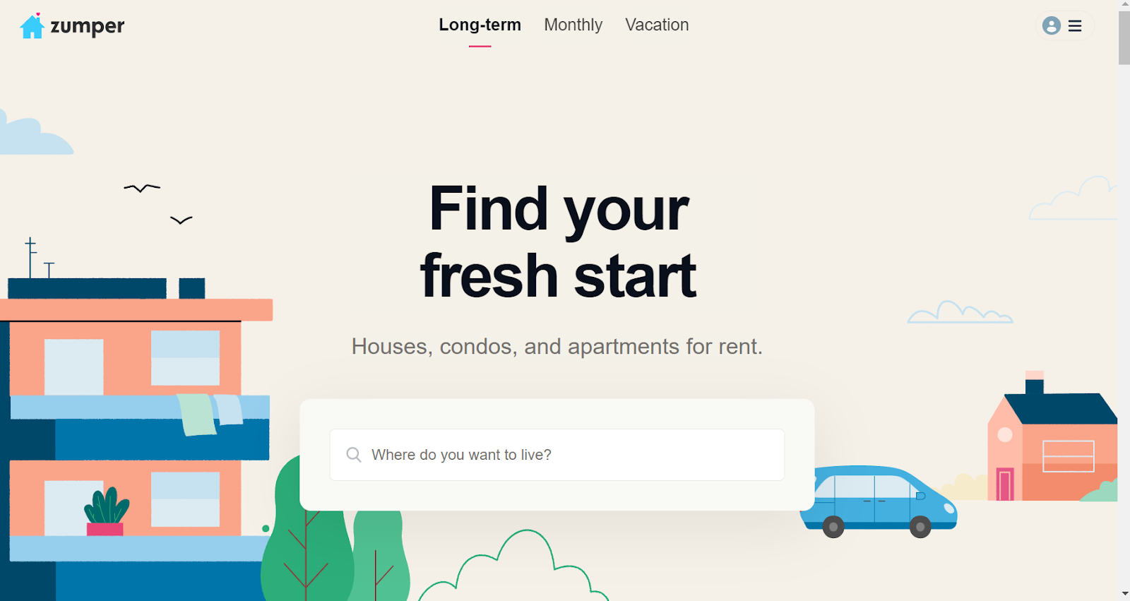 Trang Web về chỗ ở tại Mỹ