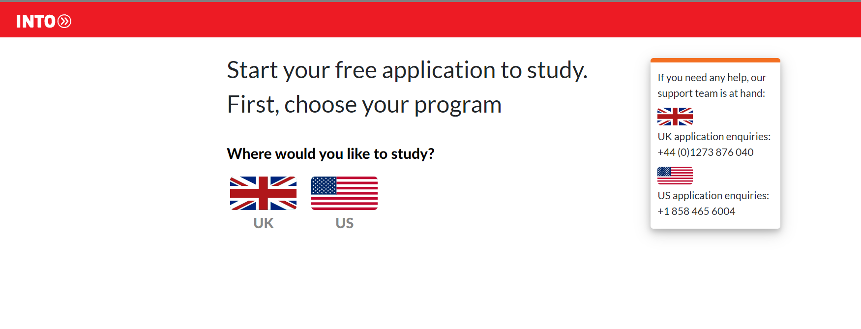 Giao diên trang Web đăng ký online