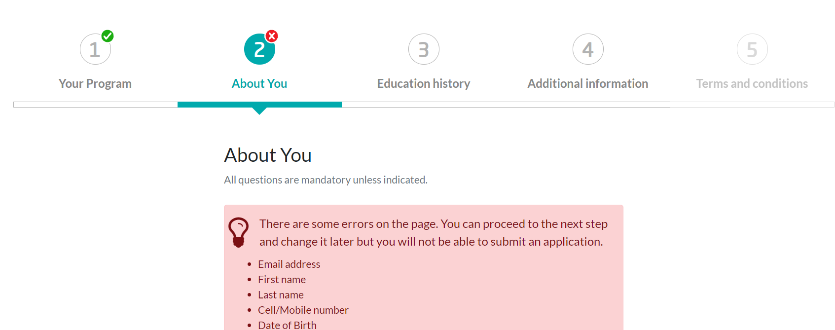Thông tin cá nhân
