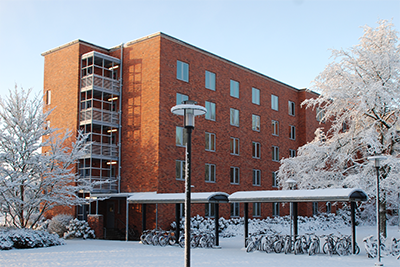 Ký túc xá vào mùa đông